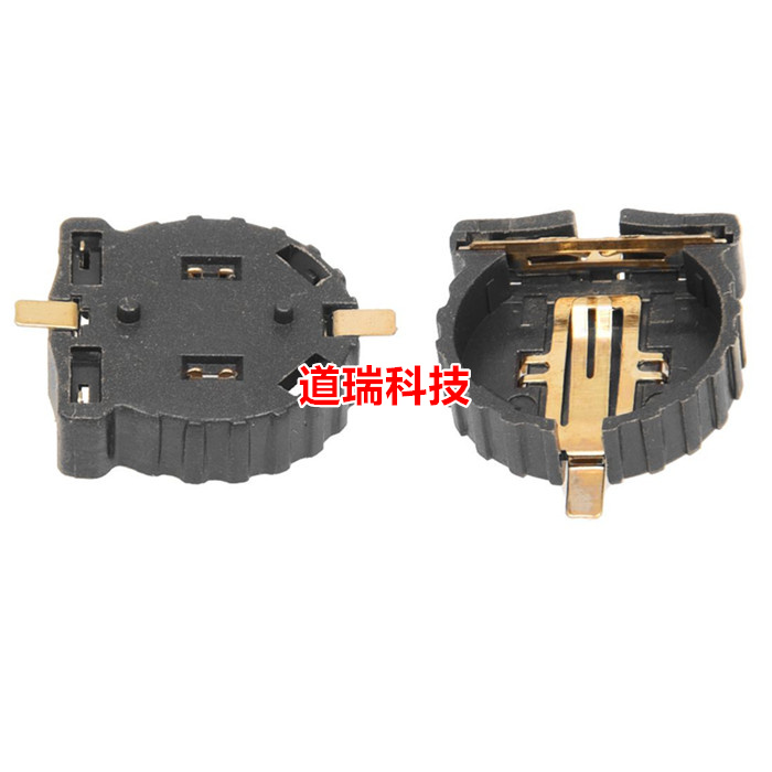 Patch gold plated CR1220 button BATTERY CASE ML1220 CR1225 BATTERY SEAT HIGH TEMPERATURE RESISTANT 280 degrees