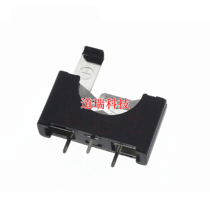 BS-5-2 Vertical Holder CR2032 3V Environmental Protection Vertical Pin Button Battery Holder Battery Box 3P DIP