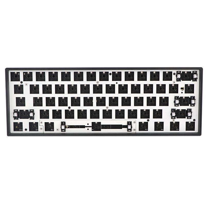 Geek Gk61X Customized 60% Gh60 Dual-Mode Mechanical Keyboard Kit Pcb Hot-Swappable Wired Rgb