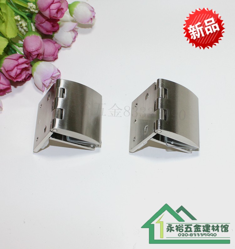 Canalles glass door hinged glass cabinet door hinge glass hinge perforated glass hinge 90-degree clip