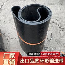 Conveyor belt nylon canvas ring wear-resistant heat-resistant assembly line transport belt herrthrough anti-skid transmission belt
