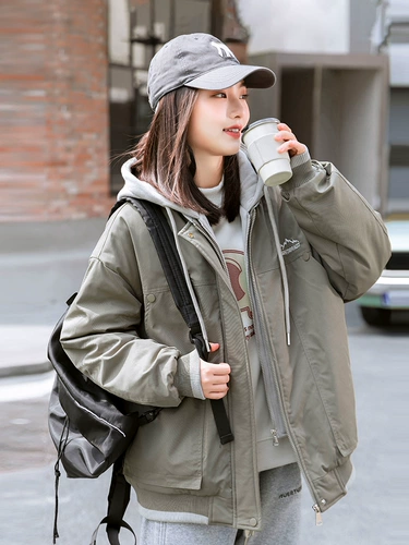 Пуховик, демисезонная куртка для школьников, подходит для подростков, для средней школы, свободный крой