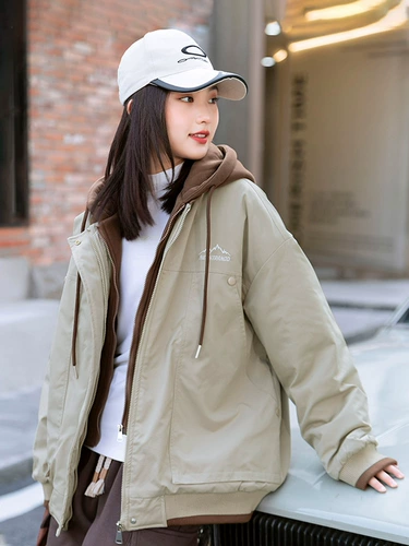 Пуховик, демисезонная куртка для школьников, подходит для подростков, для средней школы, свободный крой