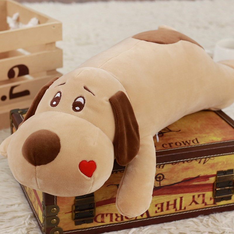 Groveling dog paparazzi bed wool suede toy doll girl big number sleeping with pillow ultra soft cute cloth doll super cute-Taobao