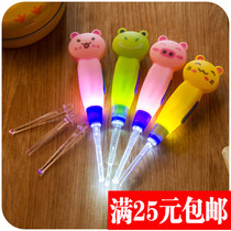 Luminous ear spoons LED luminous dig ear spoons childrens earburette ears pickpocketing with lamp out of the ear