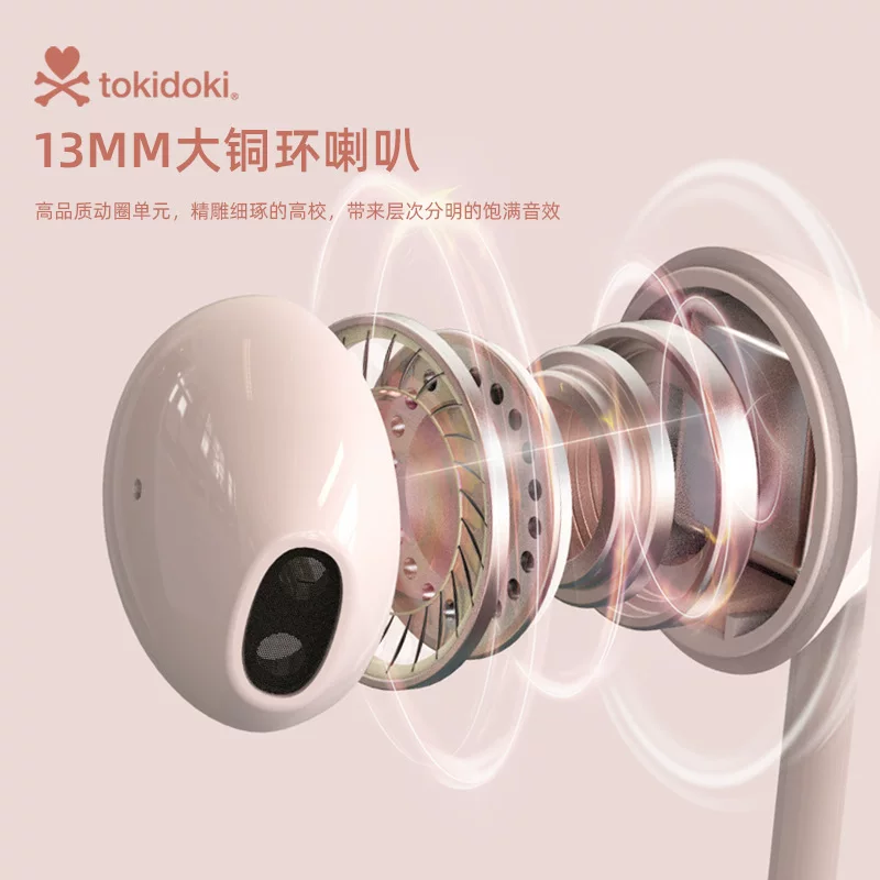 New product tokidoki co-branded unicorn true wireless Bluetooth headset with noise reduction and ultra-long standby life for boys and girls