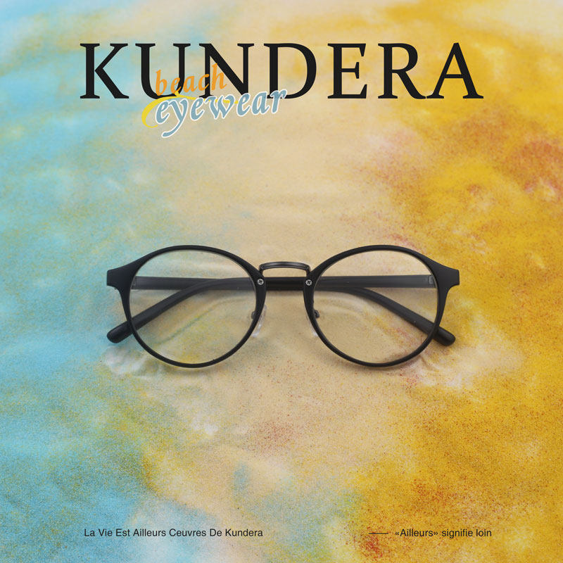 Day Series Retro Small Frame Round Black Frame Eyewear Frame with lenses Myopia Men and women ultralight tr90 thin side eye shelf