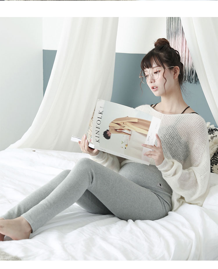 Bà bầu xà cạp mùa xuân và mùa thu mỏng 2018 Thời kỳ mang thai mới mặc quần dài nâng bụng quần 3-9 tháng đồ bầu thời trang