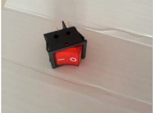 Domain Bridge Hanging Bronzing Machine Accessories Red Small Switch