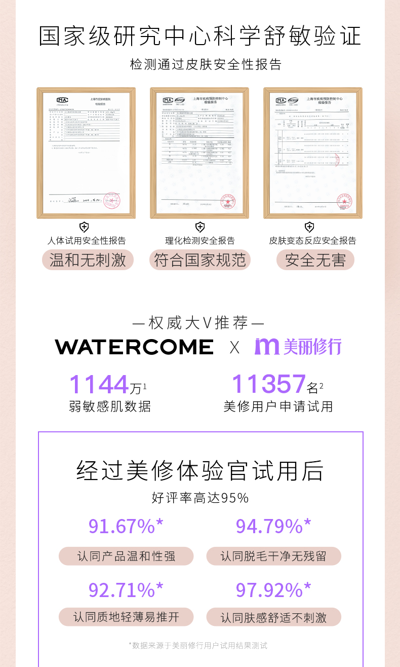 水之蔻 无刺激腋下专用脱毛膏 图3