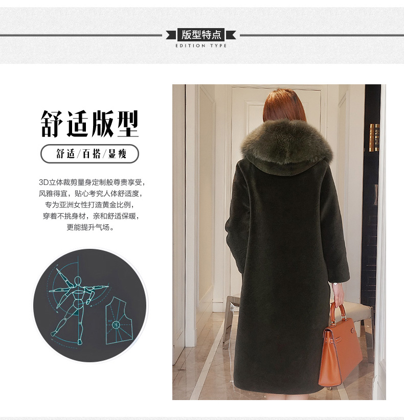 Manteau de fourrure femme DEMIAOER - Ref 3173793 Image 10