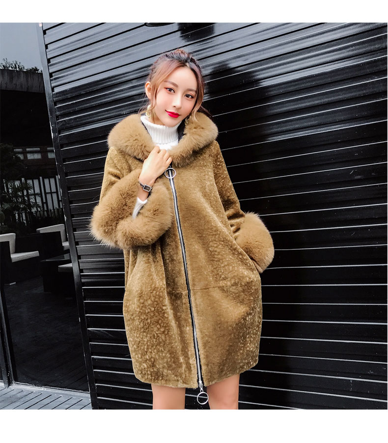 Manteau de fourrure femme DEMIAOER - Ref 3175056 Image 21