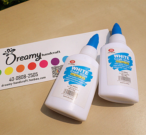 White latex student children's three-dimensional puzzle handmade class woodworking glue quick-drying white glue diy model glue 40g