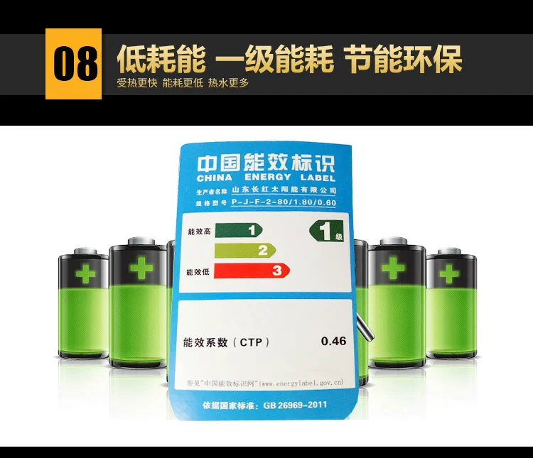 Lâu dài màu đỏ ban công treo tường máy nước nóng năng lượng mặt trời nhà phẳng thu gom khung nhiệt chất lỏng trung bình quang điện kép
