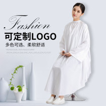 Customizable LOGO with sleeve apron hair salon special hairdressing