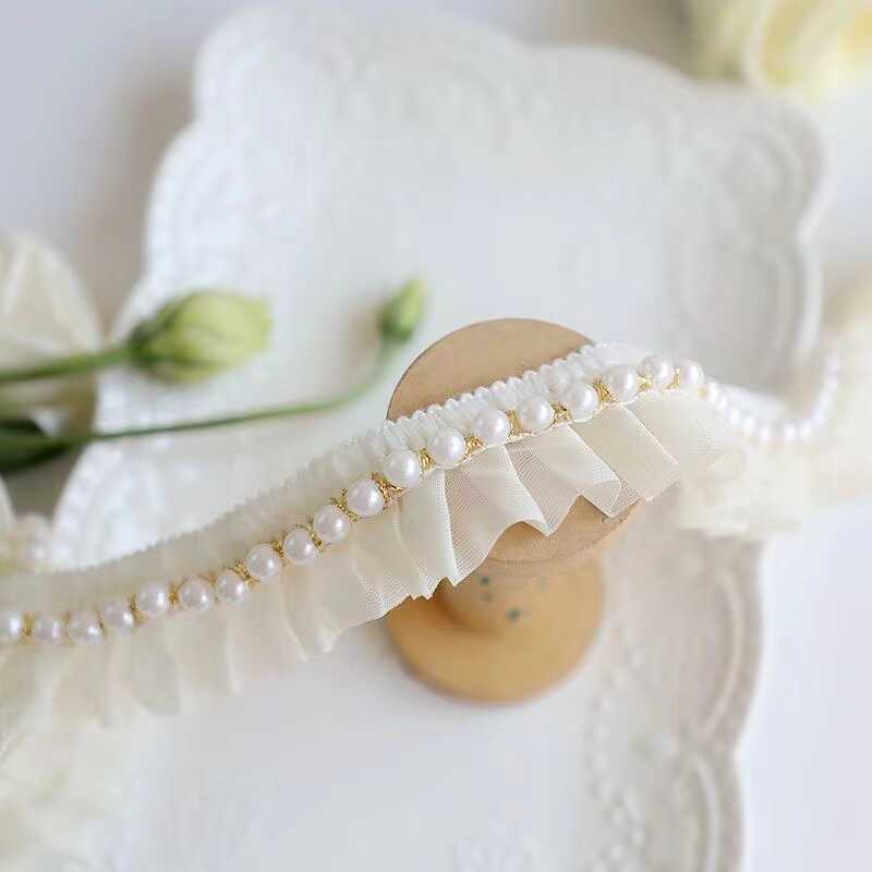 High-Looking DIY Card Holder Lace Decoration Auxiliary Material Ribbon Satin Ribbon Lace Handmade Lace