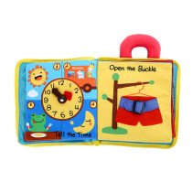 My Frist Book 3D puzzle Early education cloth book Hands-on practice operation Cognitive Shoelace button zipper