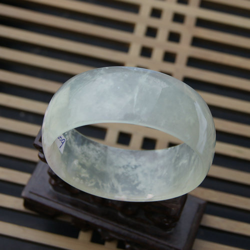 Shaanxi Xi'an Lantian Jade Bracelet Ginger Flower Jade Bracelet Jiang Hua Jade Bracelet Moisture and Transparent 60 5 Inner Diameter