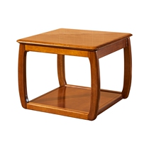 Walnut wood tea table Full solid wood corner a few sides a few Chinese sides Several living room Phone Several small home Easy square table