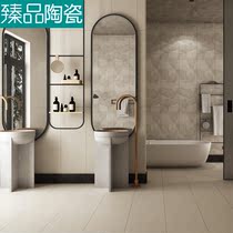 Microcement tile Living room Floor Tiles Matt 400x1200mm Modern Minimalist Toilet Wall Antique Brick