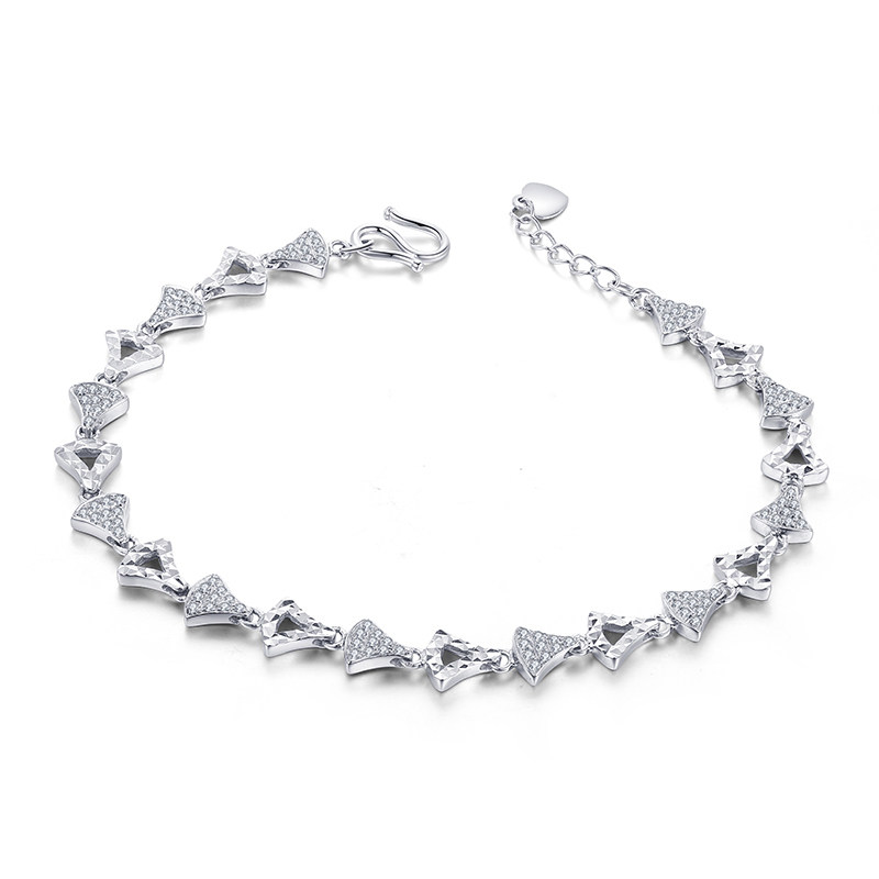 Bach PT950 platinum group set diamond hand chisel chic hollow small skirt hand chisel real diamonds