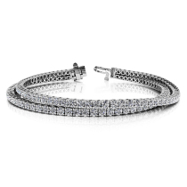 18K Gold Diamond Full Drill Bracelet Women Luxury Group Inlaid CarTrue Diamond White Gold Bracelet Lavish Customized Color Gold Real Drill