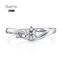 18K gold classic six claws personality simple generic diamond ring propose marriage engagement ring formulated nude stone