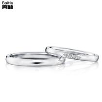 18K gold couple arranged ring marriage diamond ring couple diamond ring pair ring diamond ring female can be customized Platinum