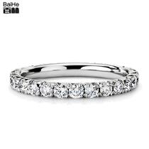 18K gold diamond ring full drill ring full circle row of drilling ring female full drill ring courting marriage and diamond ring