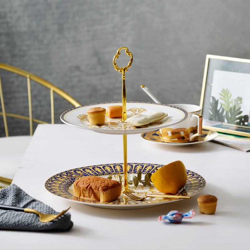 Home up phnom penh ipads porcelain double compote cake of disk all the afternoon tea plate creative ceramic plate with frame