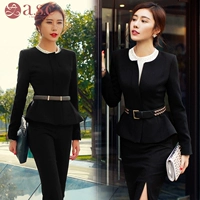 Элитный осенний демисезонный комплект, модный пиджак классического кроя, костюм, комбинезон, 3 предмета