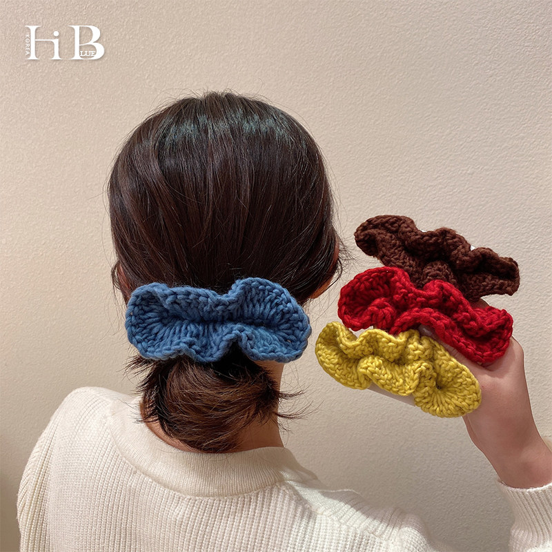 Korean Agaric Side Wool Wire Hair Clip Adorable Mesh Red Temperament Hairpin Hairpin Hairspoon Spring Hairpin Spring Hairpin Hair Clip