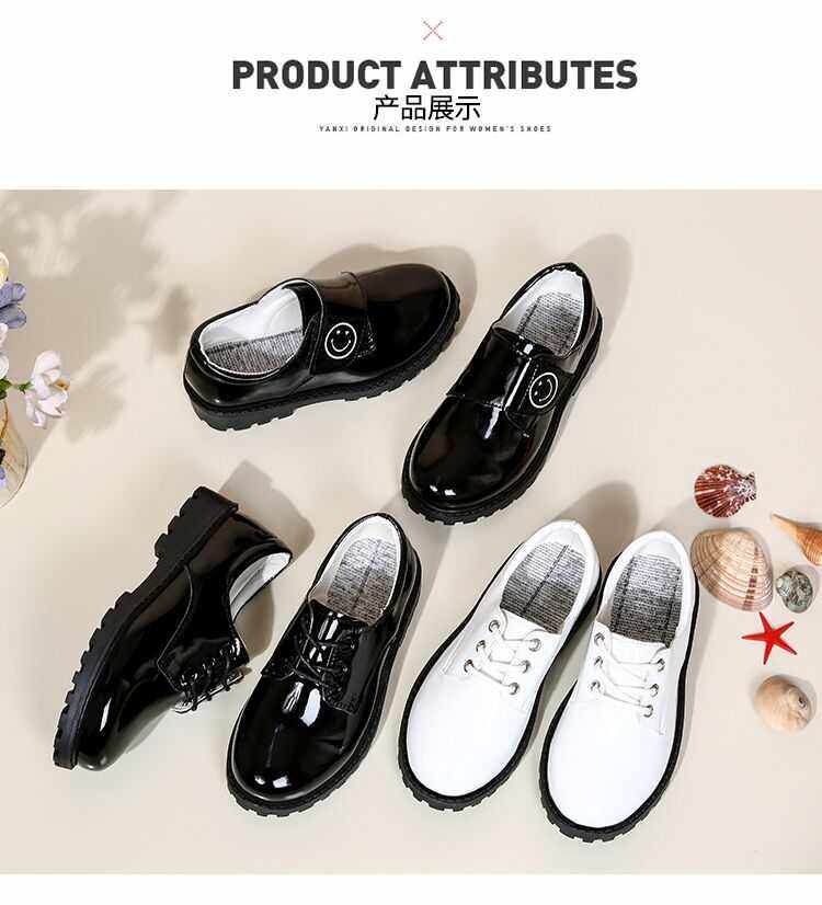Children Small Leather Shoes Men And Women Dresses Accessories Leather Shoes Flag Hands Clothing Leather Shoes Honor Guard Accessories Leather Shoes New
