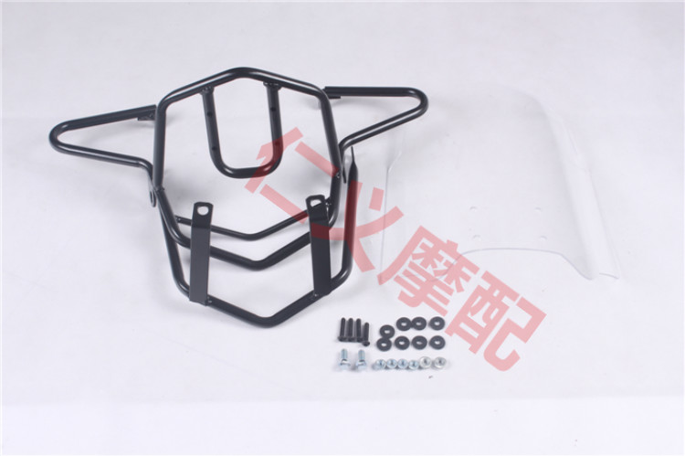 Áp dụng cho Wuyang Honda Shadows WH150-3 Khung bảo vệ đèn xe máy trong suốt Kính chắn gió phía trước trong suốt kính chắn gió xe vision