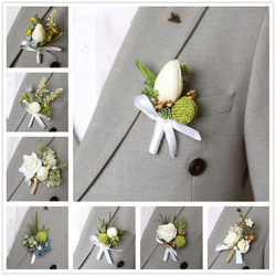 Wedding supplies Wedding Federation Simulation Flower Business Celebration Guest Flower Flower Flower Wedding Party Dress