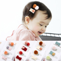 Baby hair accessories hair ball mini BB clip baby hair clip does not hurt hair hair hair clip baby headdress small clip floral headdress