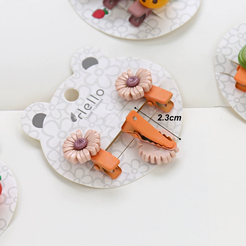 Kẹp tóc bé gái kẹp tóc cô gái kẹp ba mảnh kẹp tóc trẻ em kẹp tóc gãy kẹp tóc mái ngố hàn quốc - Phụ kiện tóc