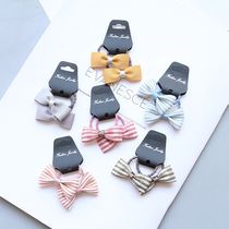 Childrens head rope Ocean butterfly knot baby hair ring a pair of girl leather fascia small number not hurt hair adorned with Korean version Ishikawa