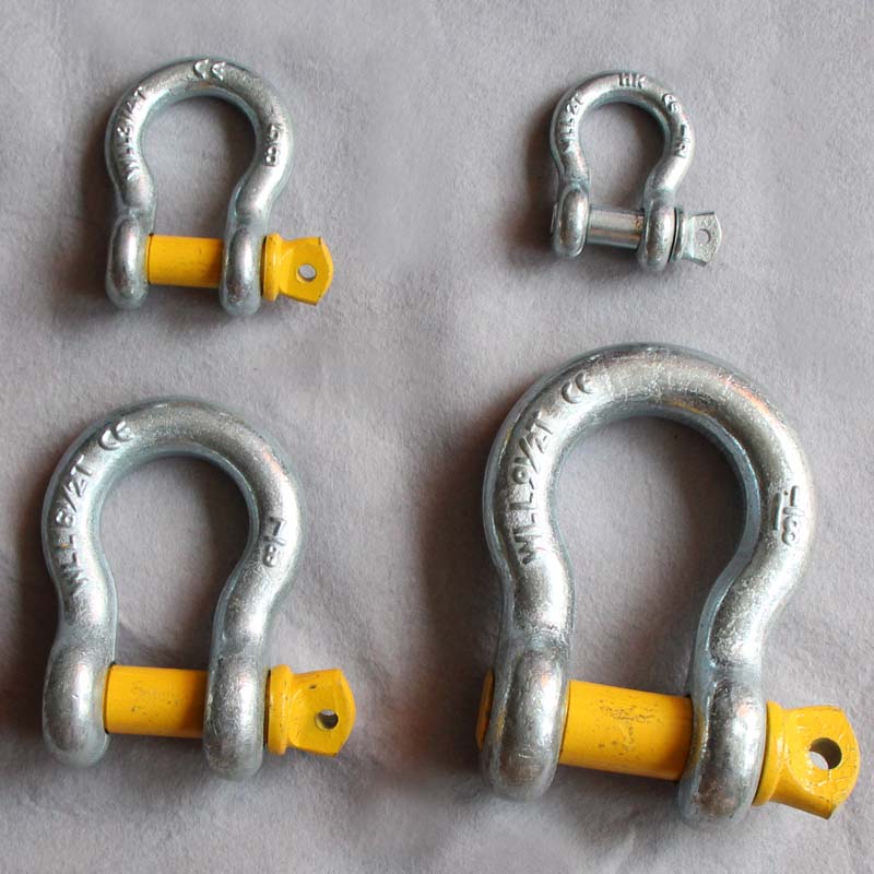 High strength lifting shackle Connecting buckle 1T2T3 2T4 75T6 5T8 5T9 5T12 tons bow shackle