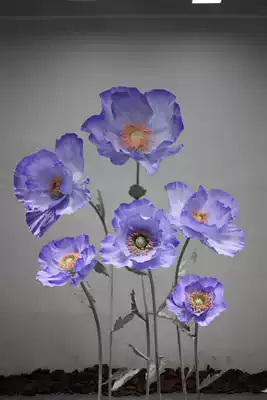 Flower maker Commercial large-scale paper flower beautiful background decoration wedding celebration photography props shopping mall window