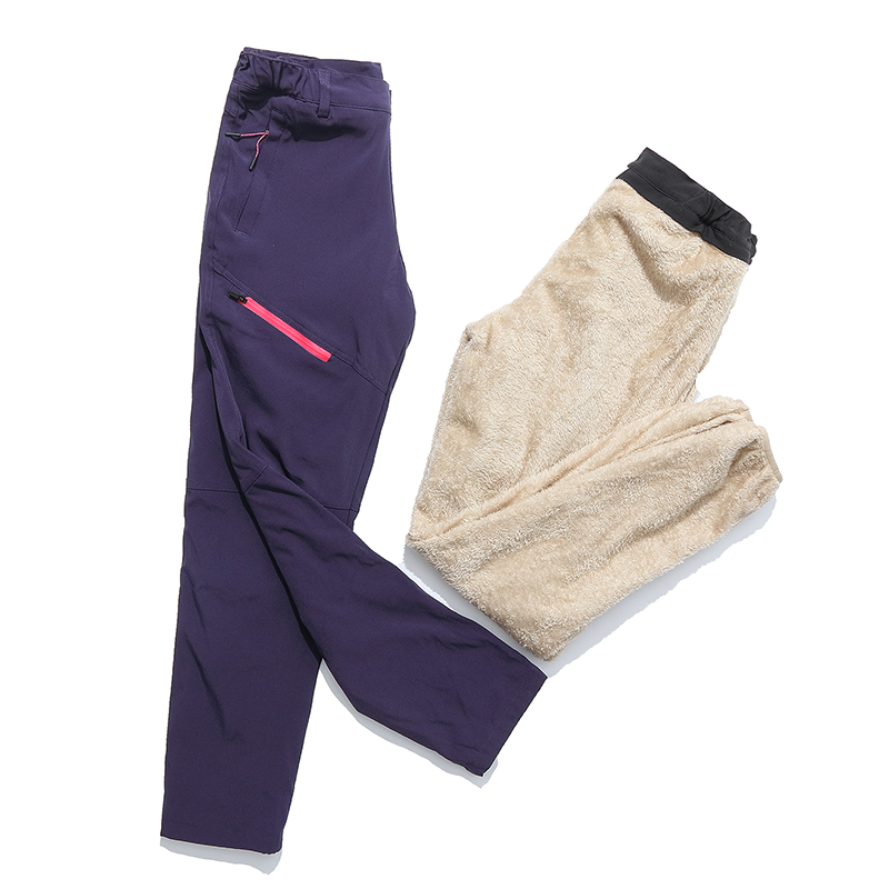 Stormtrooper pants men's and women's autumn and winter velvet thickened removable liner warm loose windproof waterproof outdoor mountaineering pants