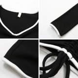 Сексуальный лонгслив, приятная телу весенняя футболка, по фигуре, коллекция 2021, в западном стиле, V-образный вырез