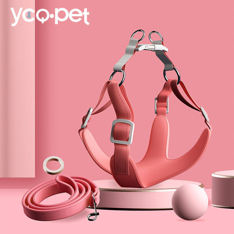 Dog Traction Rope Dog Rope Pet Small Medium Dog Teddy Vest Style Item Ring Breast baby bag puppies Dog Necklace