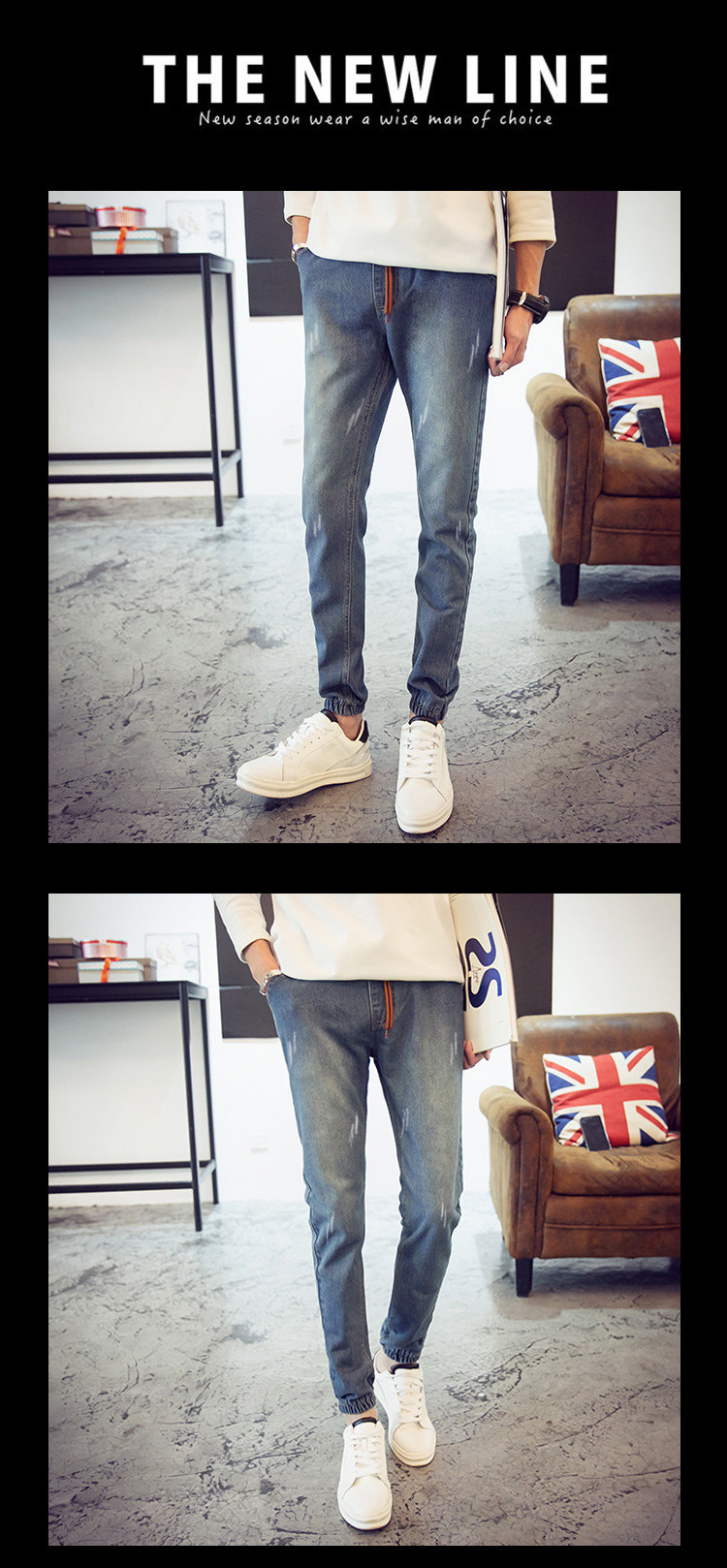 Jeans pour grands chantiers pieds Slim pour été - Ref 1466990 Image 11