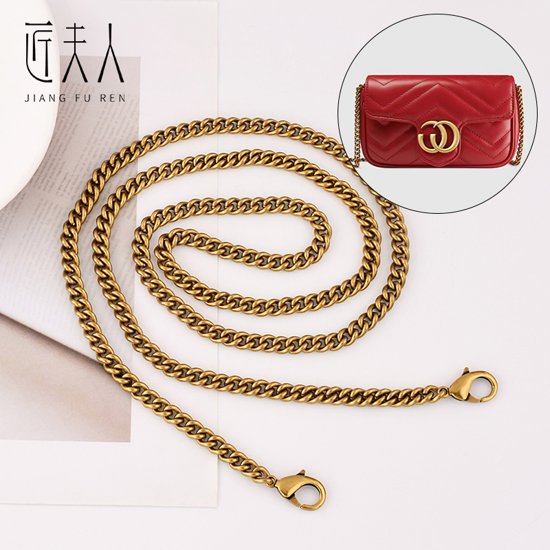 Suitable for Gucci Bags, the Metal Chain Can Be Purchased Separately and Is Not Easy to Fade, and the Thin Chain Strap Accessories Can Be Used to Replace the Shoulder Strap Suitable for Gucci Bags, the Metal Chain Can Be Purchased Separately and Is Not Easy to Fade, and the Thin Chain Strap Accessories Can Be Used to Replace the Shoulder Strap