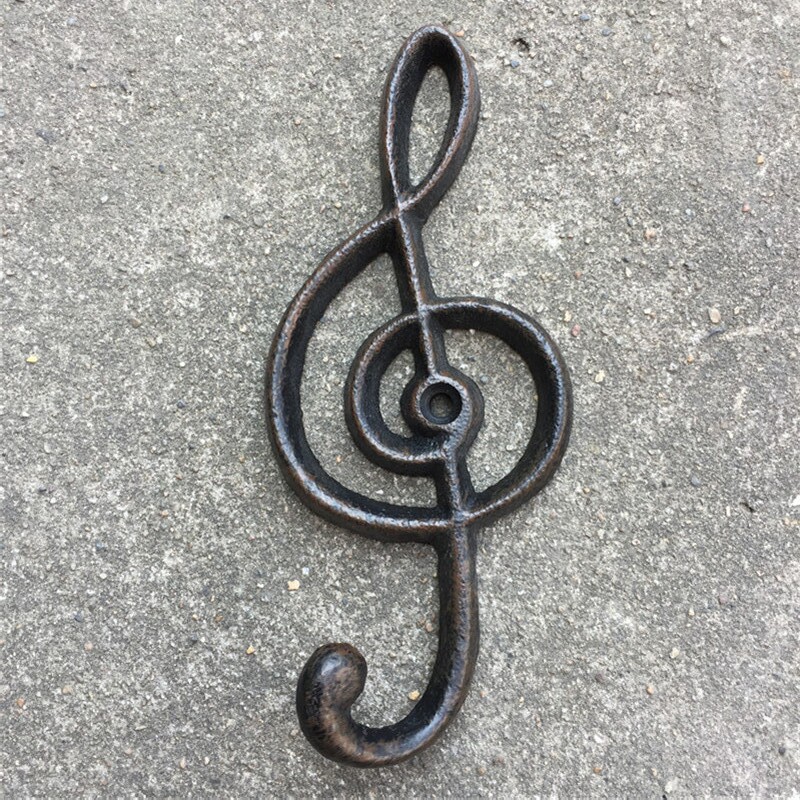 European retro iron personality notes hook Cast iron gardening products Single hook decoration garden groceries