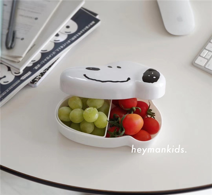 heymankidds | JAPANESE SNOOPY KINDERGARTEN SUB-G PORTABLE MEAL KIT CHILDREN SNACKS FRUIT LUNCH BOX