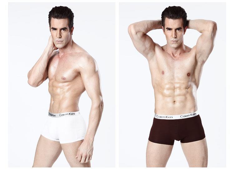 Quần lót nam modal boxer bốn góc căng thể thao thoáng khí bông tam giác hộp quà tặng ck2 quần chip nam