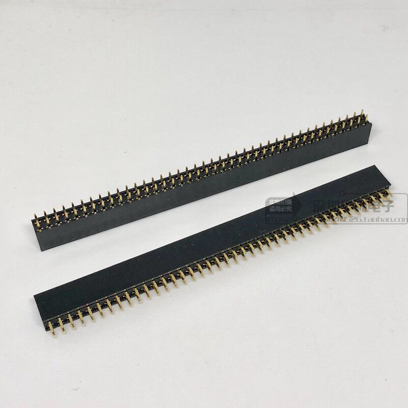 Double row row needle mother seat pitch 2 54mm double row mother 2 * 40P Double row and row-row mother double row socket 8 5H