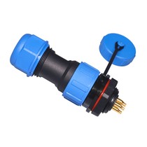 Waterproof aviation plug male butt joint SP13 wire joint SP17 socket SP21 connector 2 core 345679P